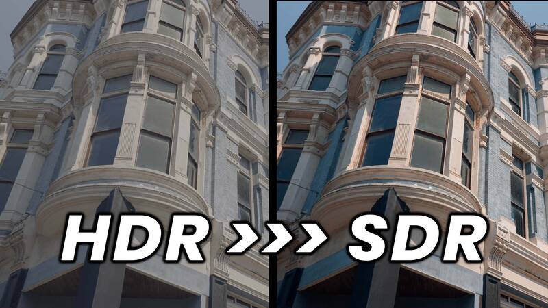 In this video on YouTube I share two methods of converting HDR graded footage to SDR. I highly recommend watching it before proceeding.